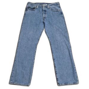 Levi's 501 Original Fit Button Fly Jeans Mens 34 x 32 Y2K Classic Denim